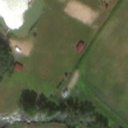 Sand Volleyball Court — aerial view