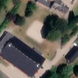 Sand Volleyball Court — aerial view