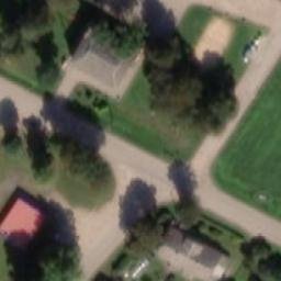 Sand Volleyball Court — aerial view