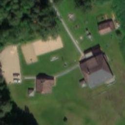 Sand Volleyball Court — aerial view