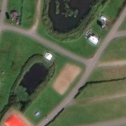 Sand Volleyball Court — aerial view