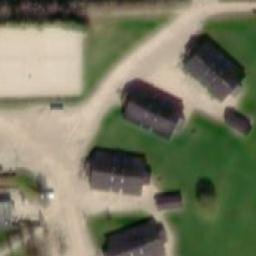 Sand Volleyball Court — aerial view