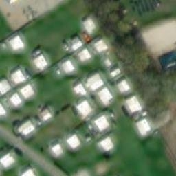 Sand Volleyball Court — aerial view