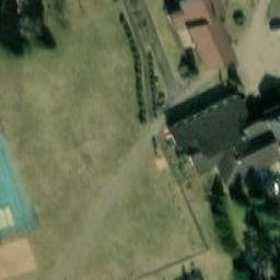 Sand Volleyball Court — aerial view