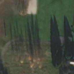 Sand Volleyball Court — aerial view