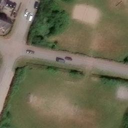 Sand Volleyball Court — aerial view