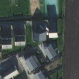 Sand Volleyball Court — aerial view