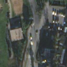 Sand Volleyball Court — aerial view