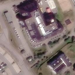 Sand Volleyball Court — aerial view