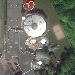 Sand Volleyball Court — aerial view
