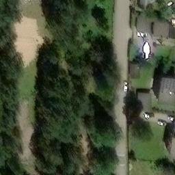 Sand Volleyball Court — aerial view
