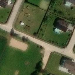 Sand Volleyball Court — aerial view