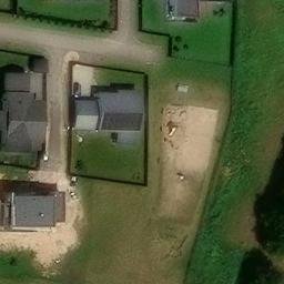 Sand Volleyball Court — aerial view