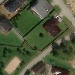 Sand Volleyball Court — aerial view