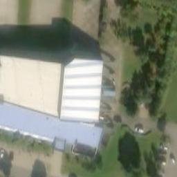 Sand Volleyball Court — aerial view