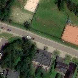 Sand Volleyball Court — aerial view
