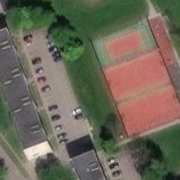 Volleyball Court — aerial view