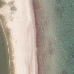 Sand Volleyball Court — aerial view