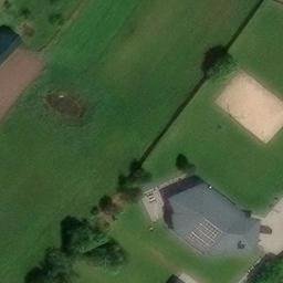 Sand Volleyball Court — aerial view