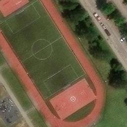Volleyball Court — aerial view