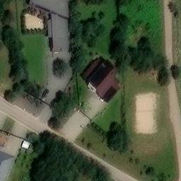 Sand Volleyball Court — aerial view