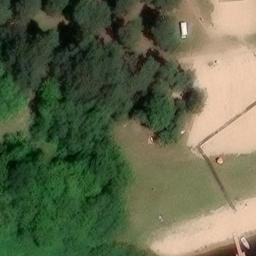 Sand Volleyball Court — aerial view
