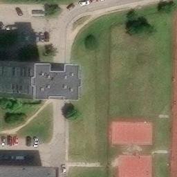 Volleyball Court — aerial view
