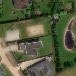 Sand Volleyball Court — aerial view