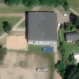 Sand Volleyball Court — aerial view