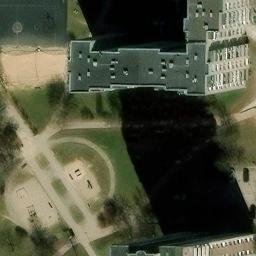 Volleyball Court — aerial view