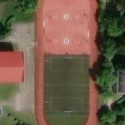 Volleyball Court — aerial view