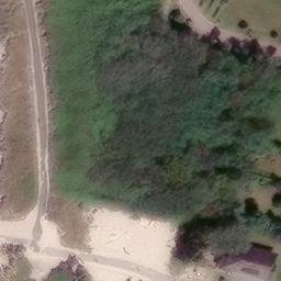 Sand Volleyball Court — aerial view
