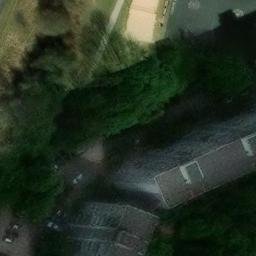 Sand Volleyball Court — aerial view