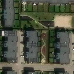 Sand Volleyball Court — aerial view