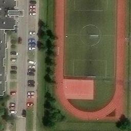 Volleyball Court — aerial view