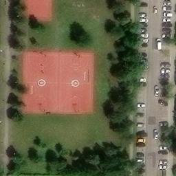 Volleyball Court — aerial view