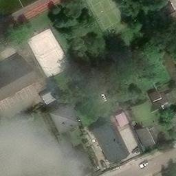 Sand Volleyball Court — aerial view
