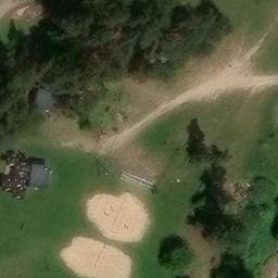 Sand Volleyball Court — aerial view