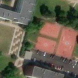 Volleyball Court — aerial view