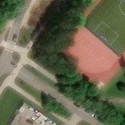 Volleyball Court — aerial view