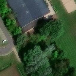 Volleyball Court near Langenhorn — aerial view