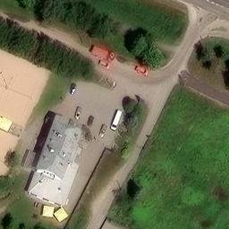 Sand Volleyball Court — aerial view