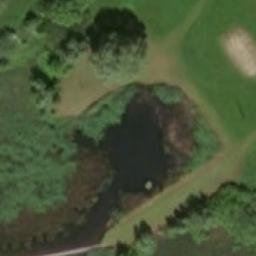 Sand Volleyball Court — aerial view