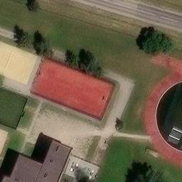 Volleyball Court — aerial view