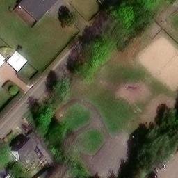 Sand Volleyball Court — aerial view