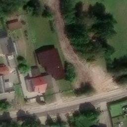 Grass Volleyball Court — aerial view