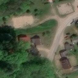 Sand Volleyball Court — aerial view