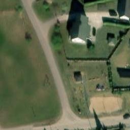 Sand Volleyball Court — aerial view
