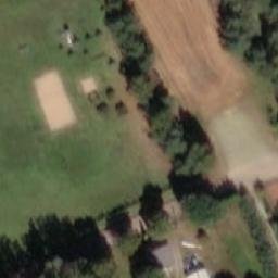 Sand Volleyball Court — aerial view