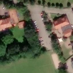 Sand Volleyball Court — aerial view